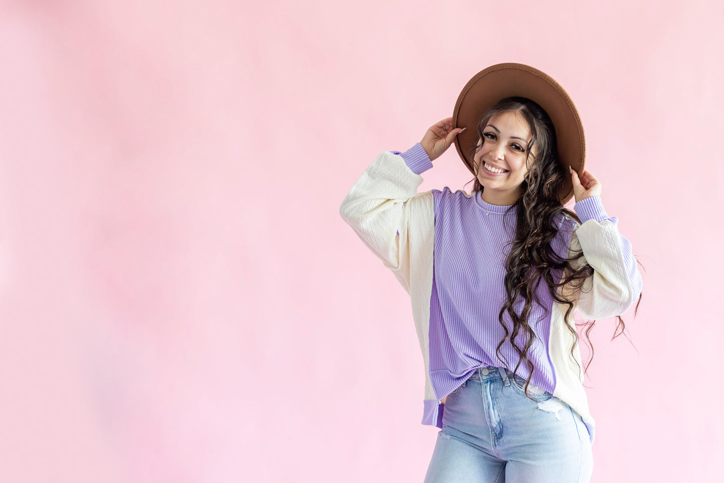 Can't Catch Me Lilac Pullover