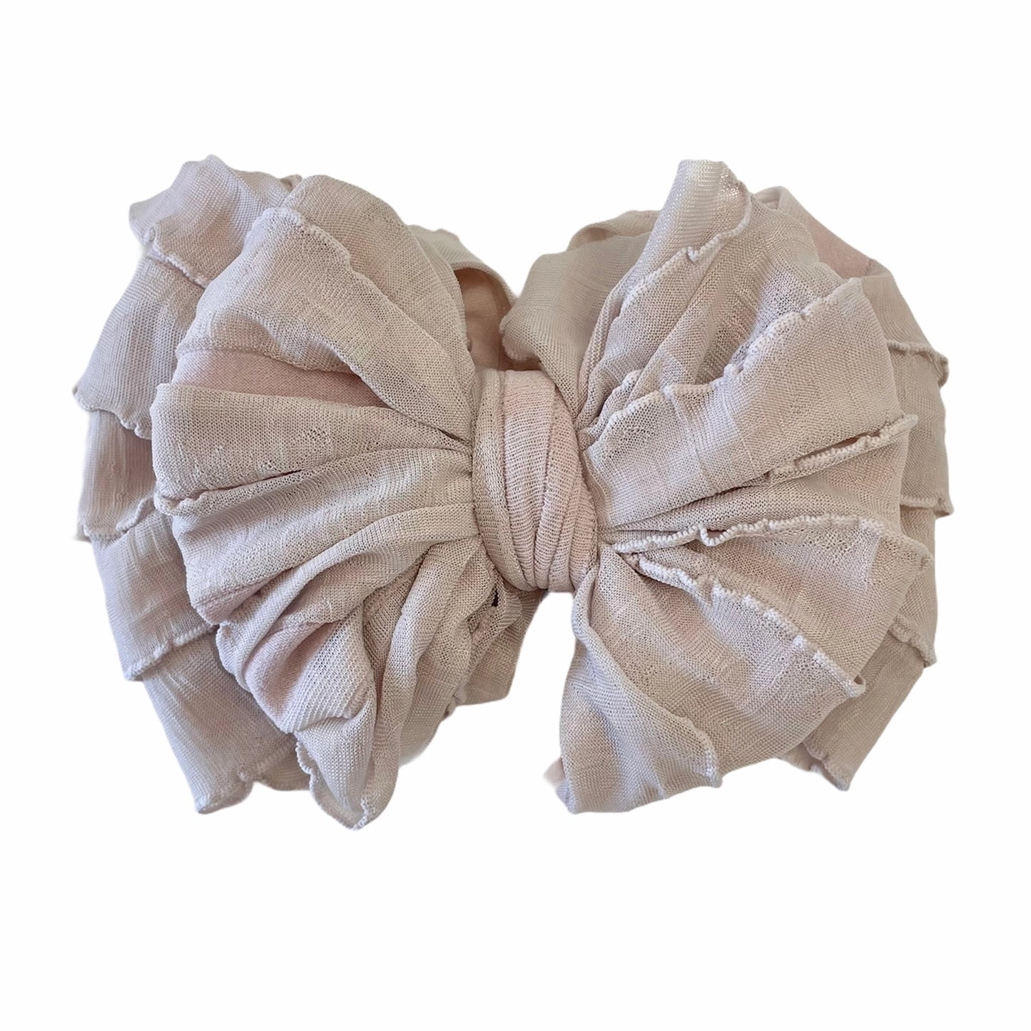 Champagne Ruffled Headband