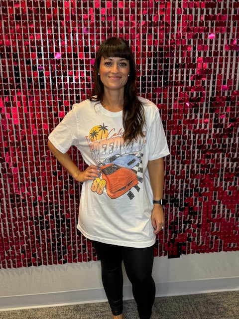 Cali Speedway Oversized Tee