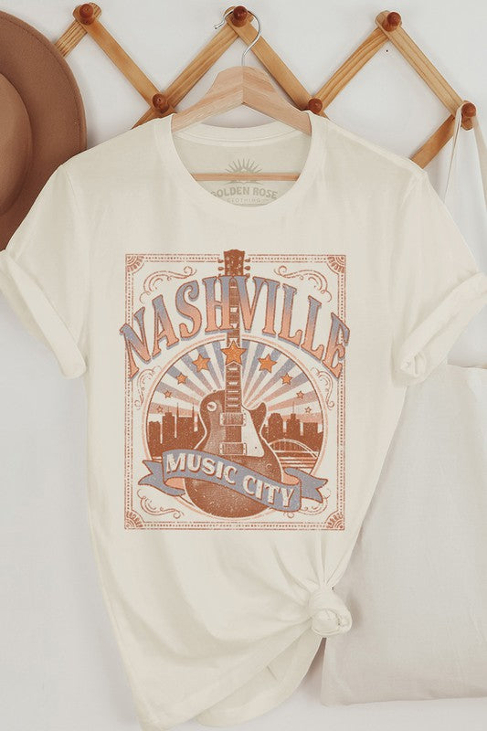 Nashville Music City Oversized Tee