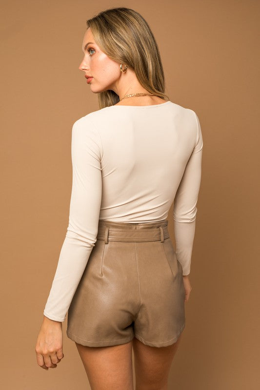 Fair & Square Bodysuit - Stone