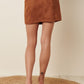 Need A Favor Suede Skirt