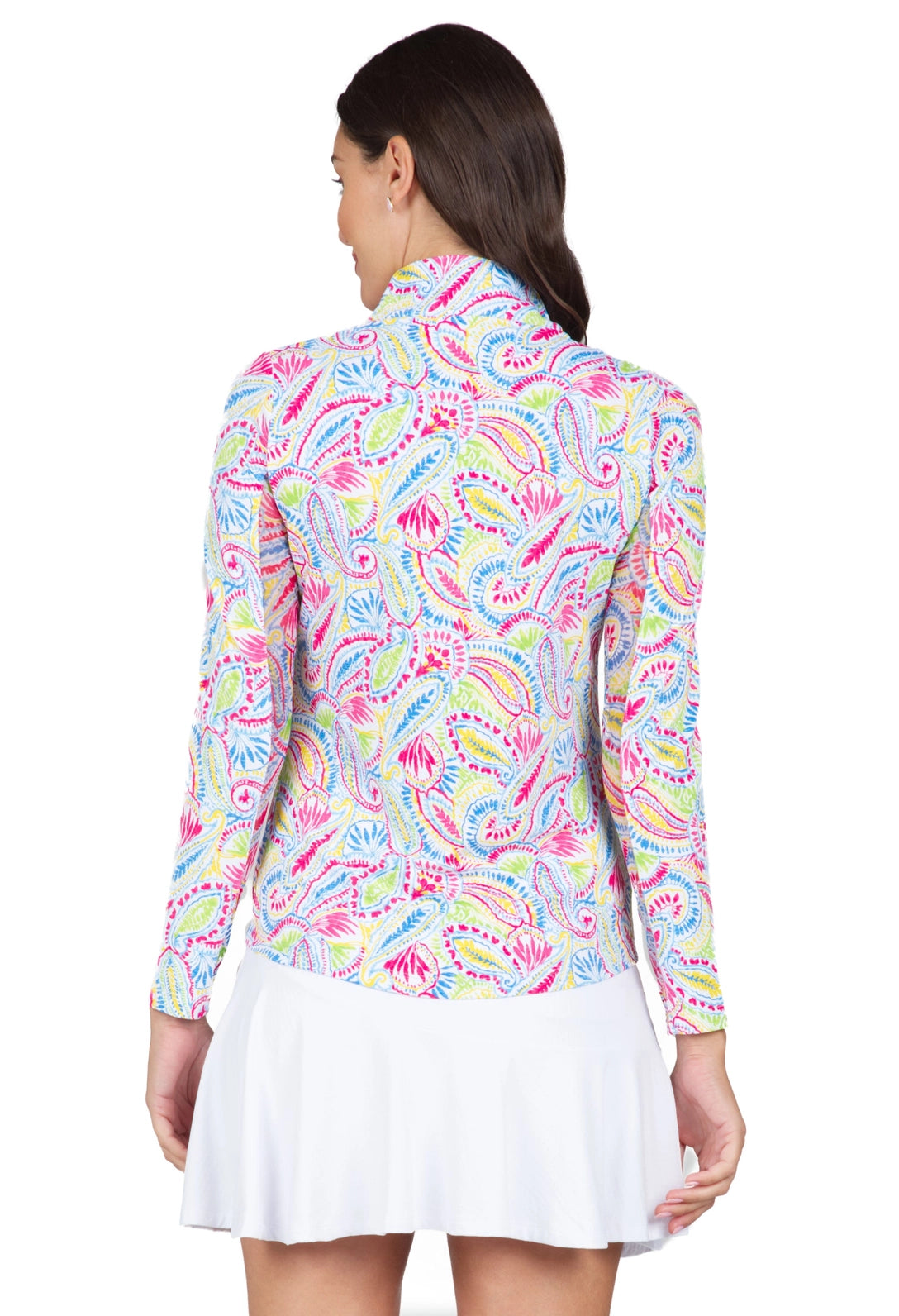 Massie Print Long Sleeve Top - Watermelon