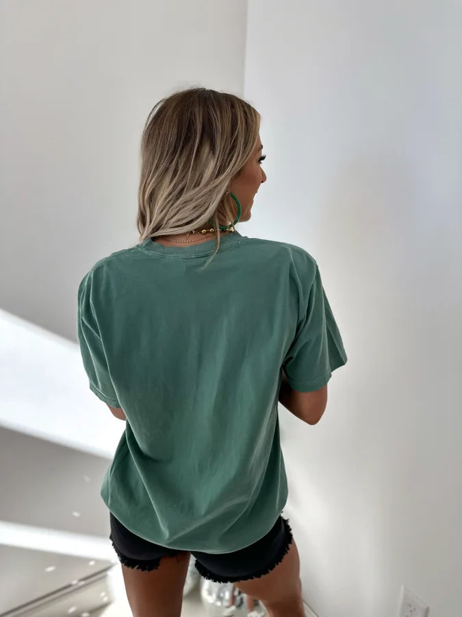 St. Patty's Day Green Clover Graphic Tee