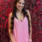 Terry Mineral Washed Jumpsuit - Pink