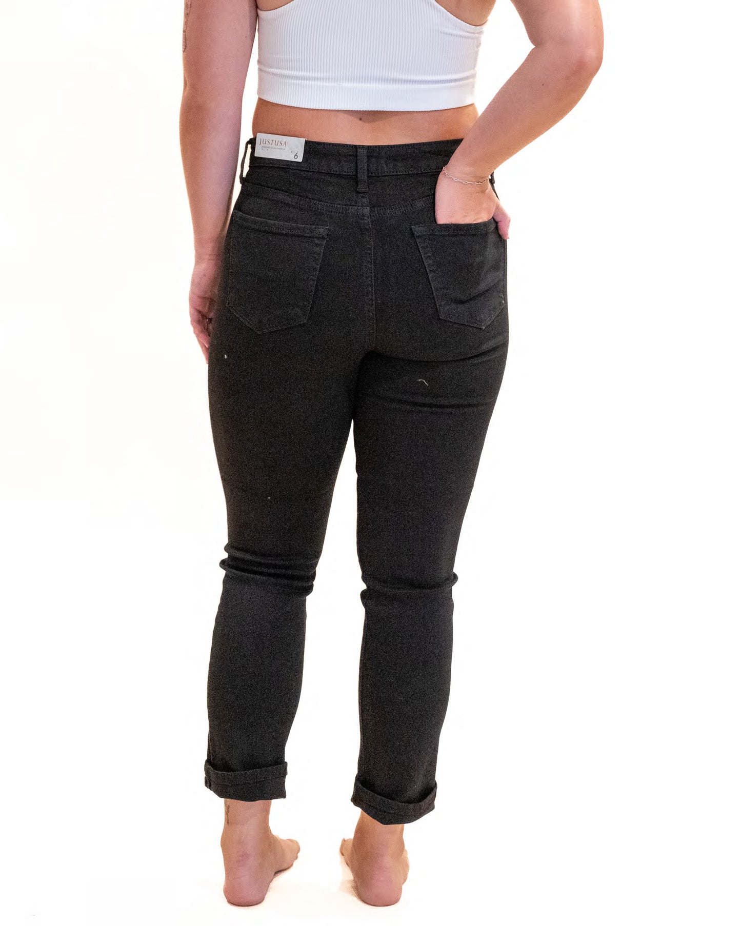 Just A Phase High Rise Straight Jeans