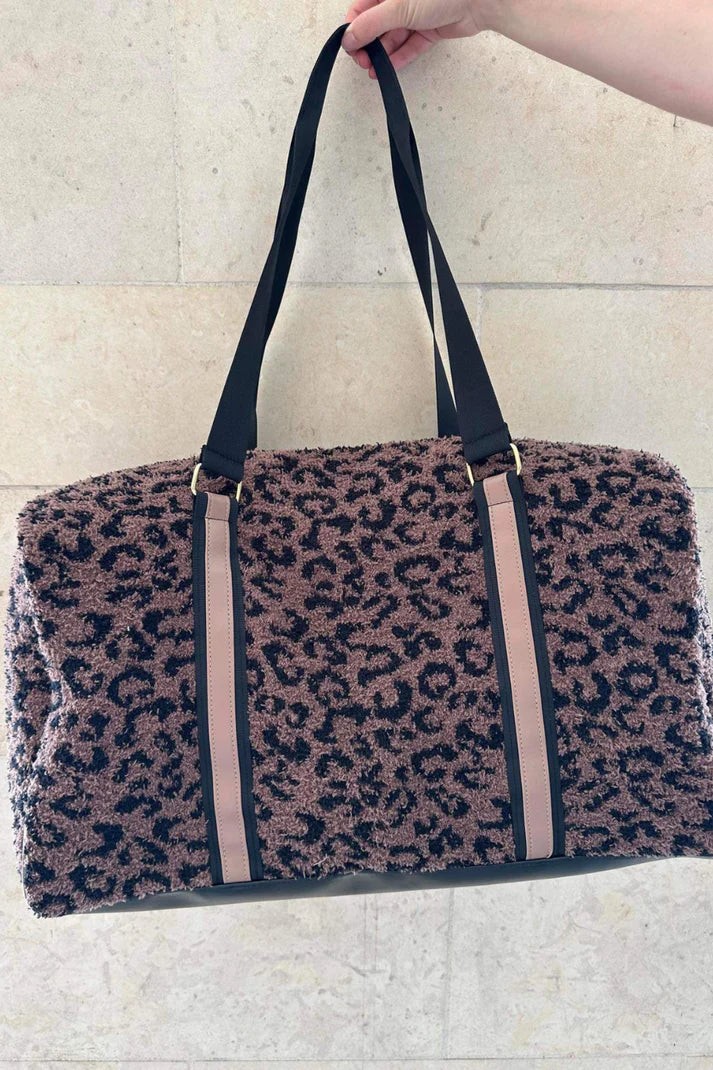 Getaway Duffle Bag - Brown Leopard