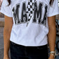 MAMA Checkered Graphic Tee