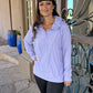 Lavender Half-Zip Nylon Active Jacket