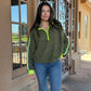 Around the Clock Teddy Quarter Zip Pullover