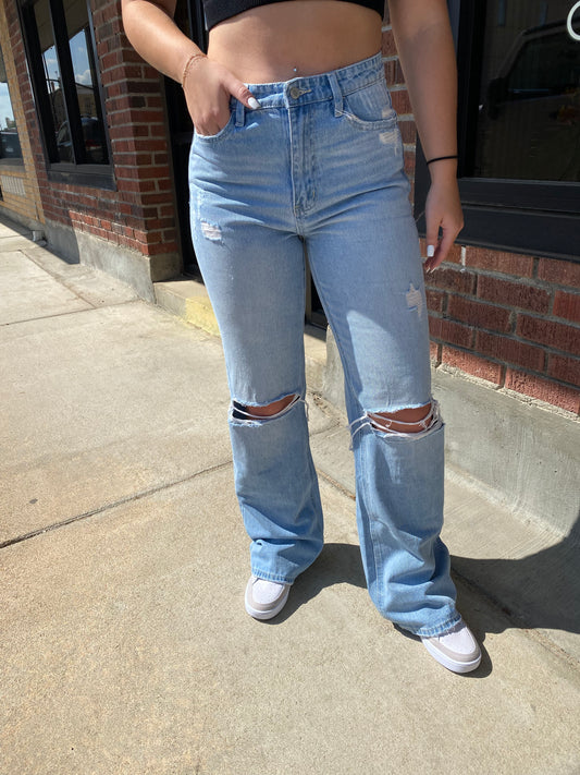 VERVET Leslie 90s Vintage Flare Jeans