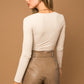 Fair & Square Bodysuit - Stone