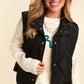 Leaving My Mark Puffer Vest - Black