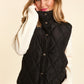 Leaving My Mark Puffer Vest - Black