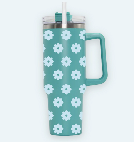 Daisy Tumbler - Teal