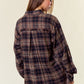 Motivation Plaid Flannel Top