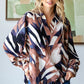 Next To You Abstract Print Blouse