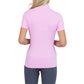 Candy Pink Short Sleeve Mock Neck Top