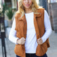 Leaving My Mark Puffer Vest - Camel